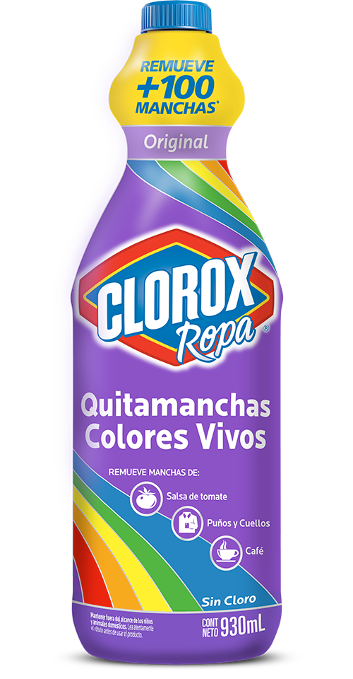Clorox® Ropa Quitamanchas Colores Vivos | Clorox Colombia